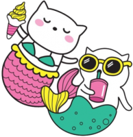 two summer mermaids
